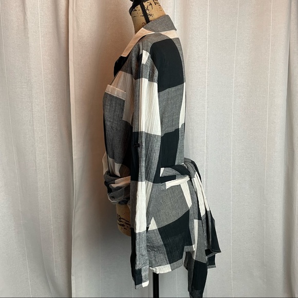 Fashion Nova Gauze Wrap Blouse - Picture 5 of 8